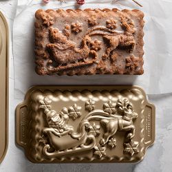 Nordic Ware Nonstick Cast Aluminum 'Twas the Night Before Christmas Loaf Pan