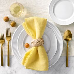 AERIN x Williams Sonoma Braided Woven Napkin Rings, Set of 4