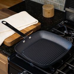 SCANPAN® Black Edition Nonstick Grill Pan, 11"