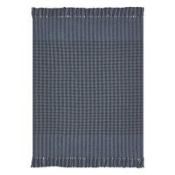 Houndstooth Wool Throw