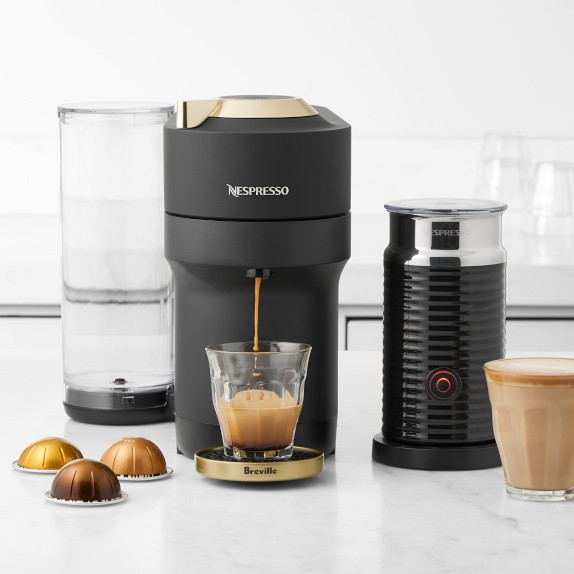 NESPRESSO VERTUO POP+ エスプレッソマシン (購入特典付き) Nespresso Vertuo POP+ Deluxe Bundle by Breville | Williams Sonoma