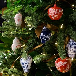 Mini Ginger Jar Ornaments, Set of 6