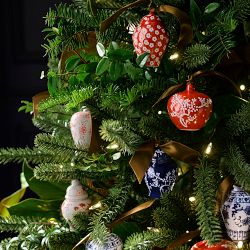 Mini Ginger Jar Ornaments, Set of 6