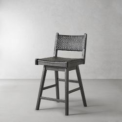 Sullivan Swivel Counter Stool, Ebony