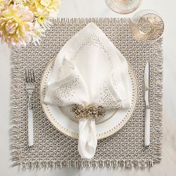 Kim Seybert Spray Napkin Rings, Set of 4