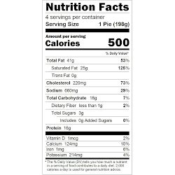 Lobster Pot Pies, Serves 4