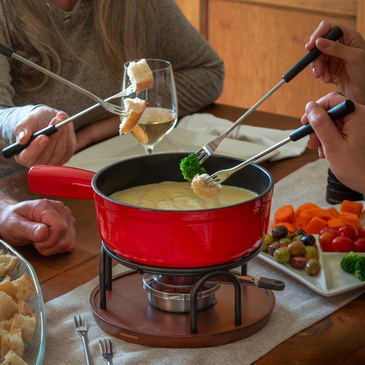 Swissmar Ticino Fondue 9-Piece Cast Iron Set