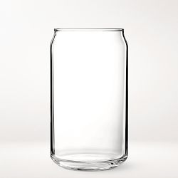 Monogrammed Beer Can Glasses, Set of 4