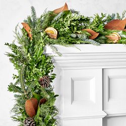 Orange Spice Live Wreath &amp; Garland