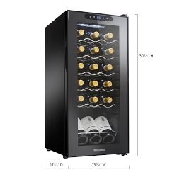 Wine Enthusiast 18-Bottle Compressor Wine Cooler