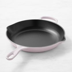 Le Creuset Signature Enameled Cast Iron Skillet Fry Pan, 10.25", Shallot