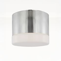 Ace 7in Flush Mount, Polished Nickel