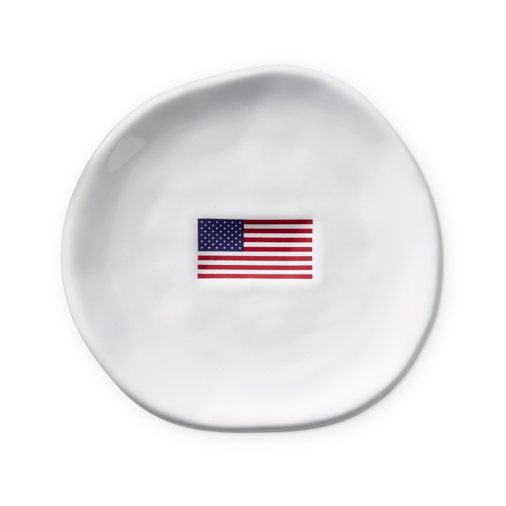 American Flag Appetizer Plates - Each