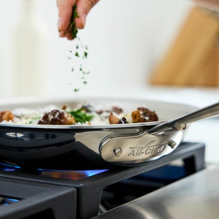 All-Clad d5 Stainless-Steel Deep Skillet - 12 1/2-Inch | Williams