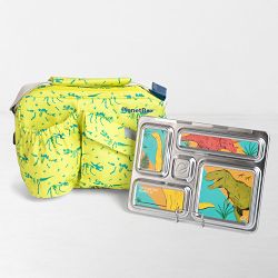PlanetBox Banana Dino Rover Lunchbox Kit