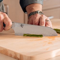 Shun Shiranami Santoku Knife, 7"