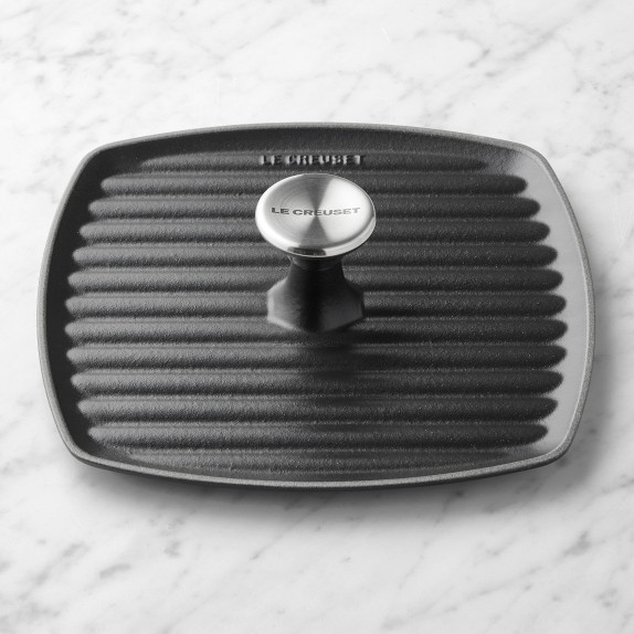 LE CREUSET ベーコンプレス Le Creuset Cast-Iron Panini Press | Grill Pan | Williams Sonoma