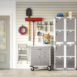 Seville Classics UltraHD® 4-Door Stackable Locker Cabinet