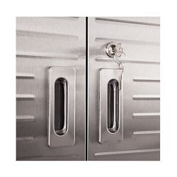 Seville Classics UltraHD® Double Door Wall Cabinet with Open Shelf