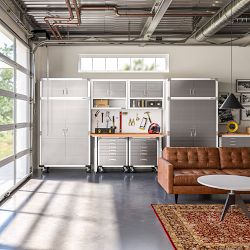 Seville Classics UltraHD® 2-Piece Storage Cabinet Set