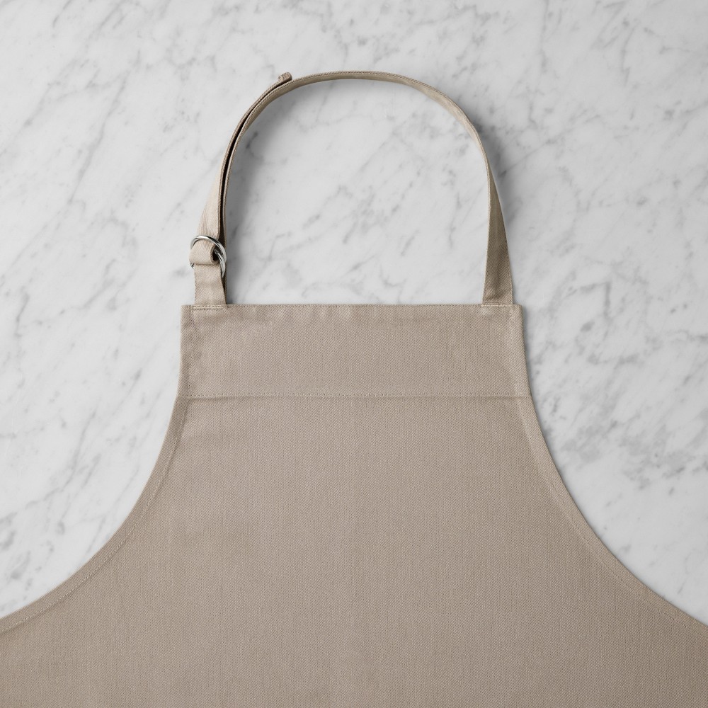 Williams Sonoma Classic Solid Apron - Drizzle Grey