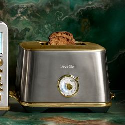 Breville Toast Select™ Luxe 2-Slice Toaster, Stainless Steel &amp; Brass
