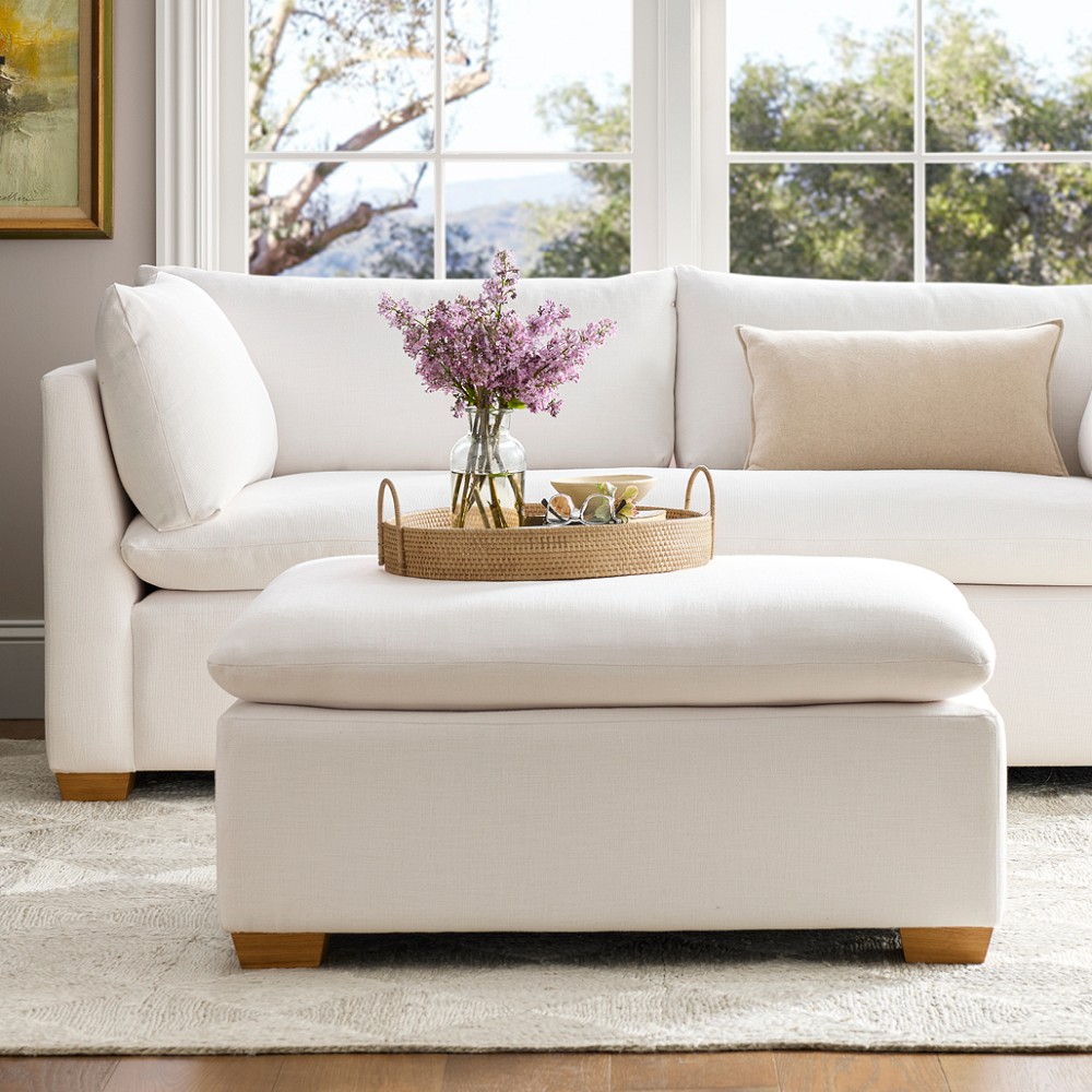 Laguna Coffee Table Ottoman (57") by Williams Sonoma Home