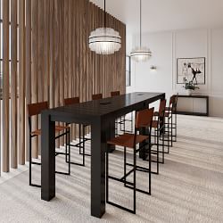 Harlow Bar Height Communal Rectangular Dining Table (72")