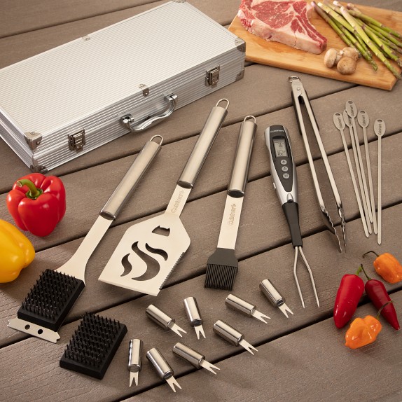 Cuisinart 20-Piece Deluxe Grill Tool Set | Williams Sonoma