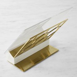 Honeycomb Marble Cookbook Holder
