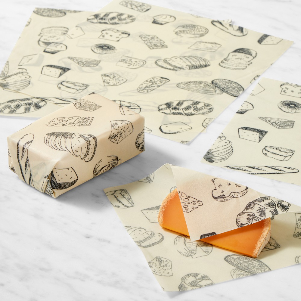 Hold Everything Plant Based Wax Paper Covers, Set of 5 - Set of 5