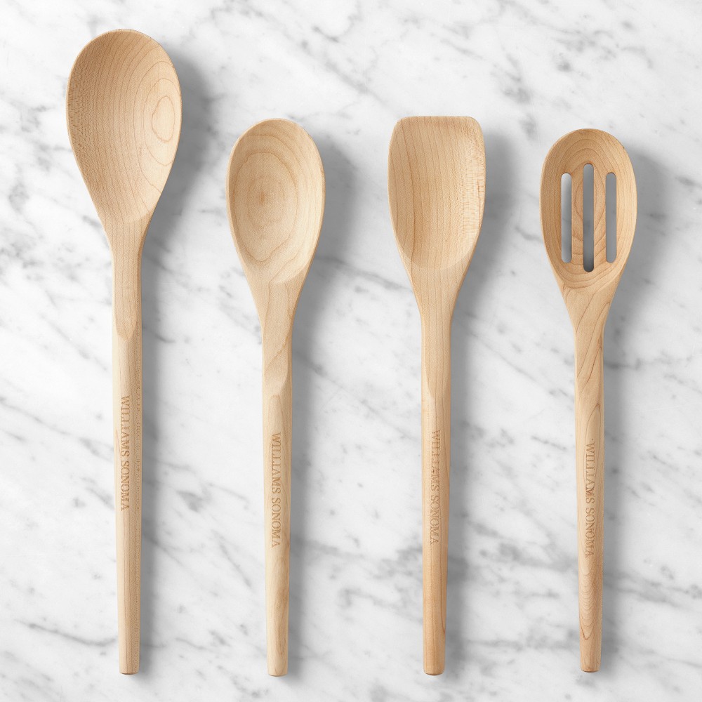 Williams Sonoma Maple Spoons, Set of 4 - Set of 4