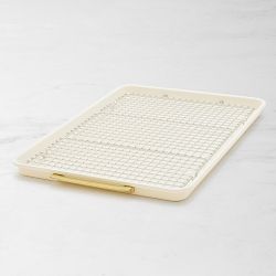 GreenPan™ Reserve Ceramic Nonstick Half Sheet with Rack, Cream