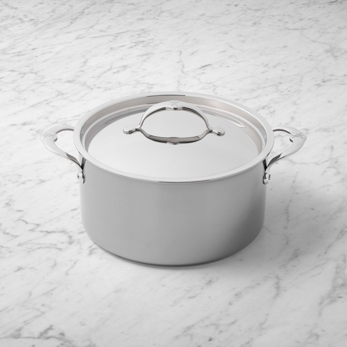 Hestan NanoBond Titanium Stainless-Steel Stockpot, 6-Qt.