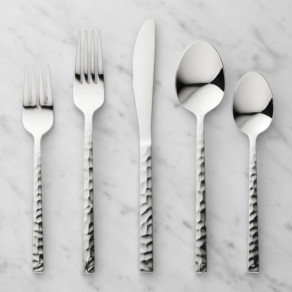 Fortessa Arezzo Hammered Flatware Sets
