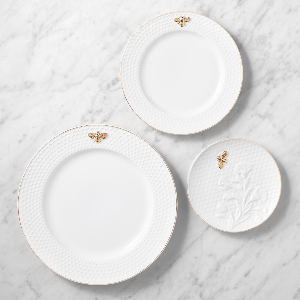 Honeycomb Embossed 12-Piece Dinnerware Set