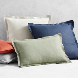 Double Flange Belgian Linen with Libeco™ Pillow Cover