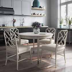 Jonathan Charles Synodic Swedish Extendable Round Dining Table (44"-140")