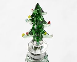 Williams Sonoma Novelty Wine Stopper, Glass Tree