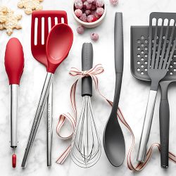 Williams Sonoma Stainless-Steel Silicone Slotted Turner