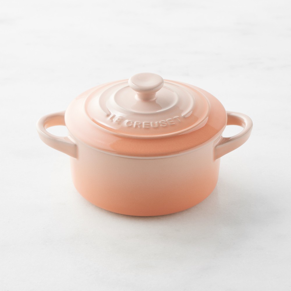 Le Creuset Stoneware Mini Round Cocotte - Peche