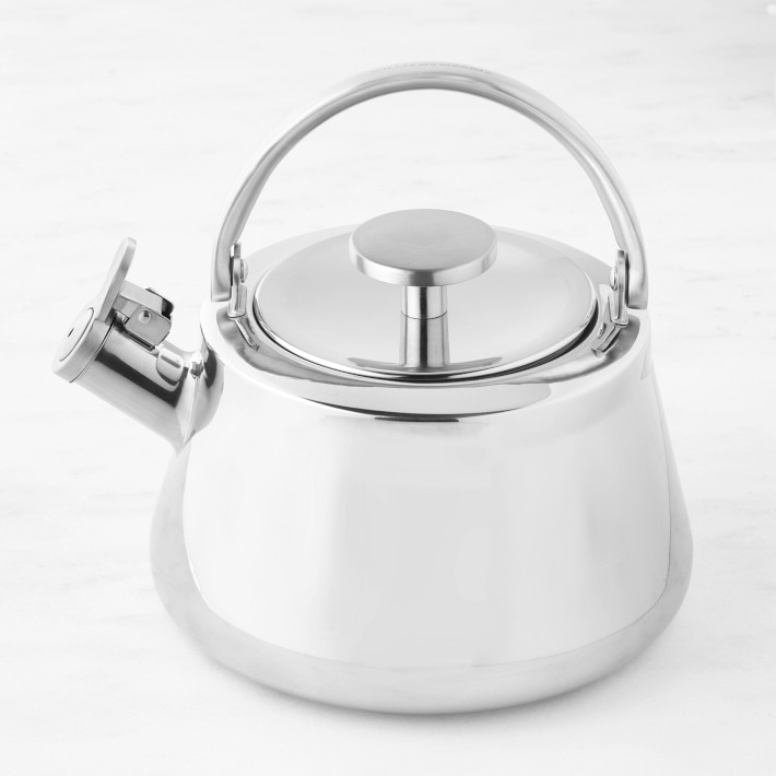 Stainless-Steel Whistling Tea Kettle, 1.5-Qt. | Williams Sonoma