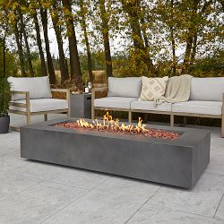 Cardona Rectangular Fire Table (42"-70")