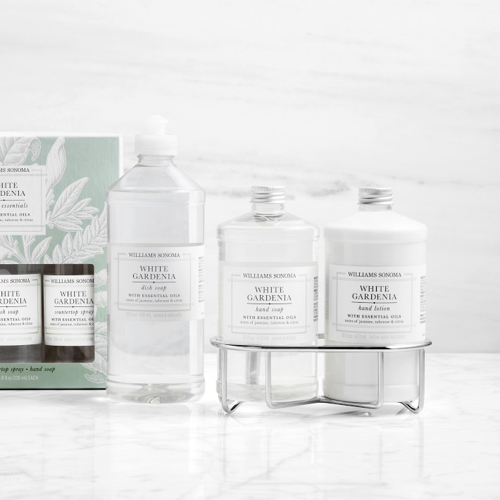 Williams Sonoma White Gardenia Hand Soap & Lotion - Deluxe 5-Piece