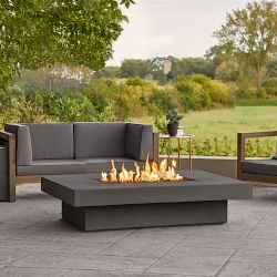 Novato Low Rectangle Propane Fire Table (60")