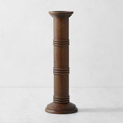 Oversized Wooden Pillar Holder