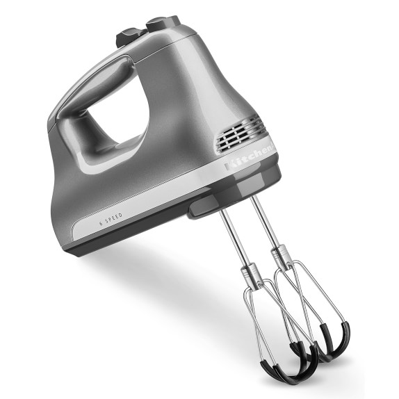 KitchenAid® 6 Speed Hand Mixer with Flex Edge | Williams Sonoma