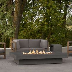 Novato Low Rectangle Propane Fire Table (72")