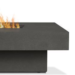 Novato Low Rectangle Propane Fire Table (72")