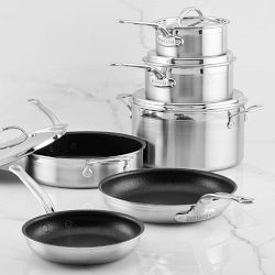 Hestan ProBond Forged Professional Clad Stainless-Steel TITUM Nonstick 10-Piece Cookware Set
